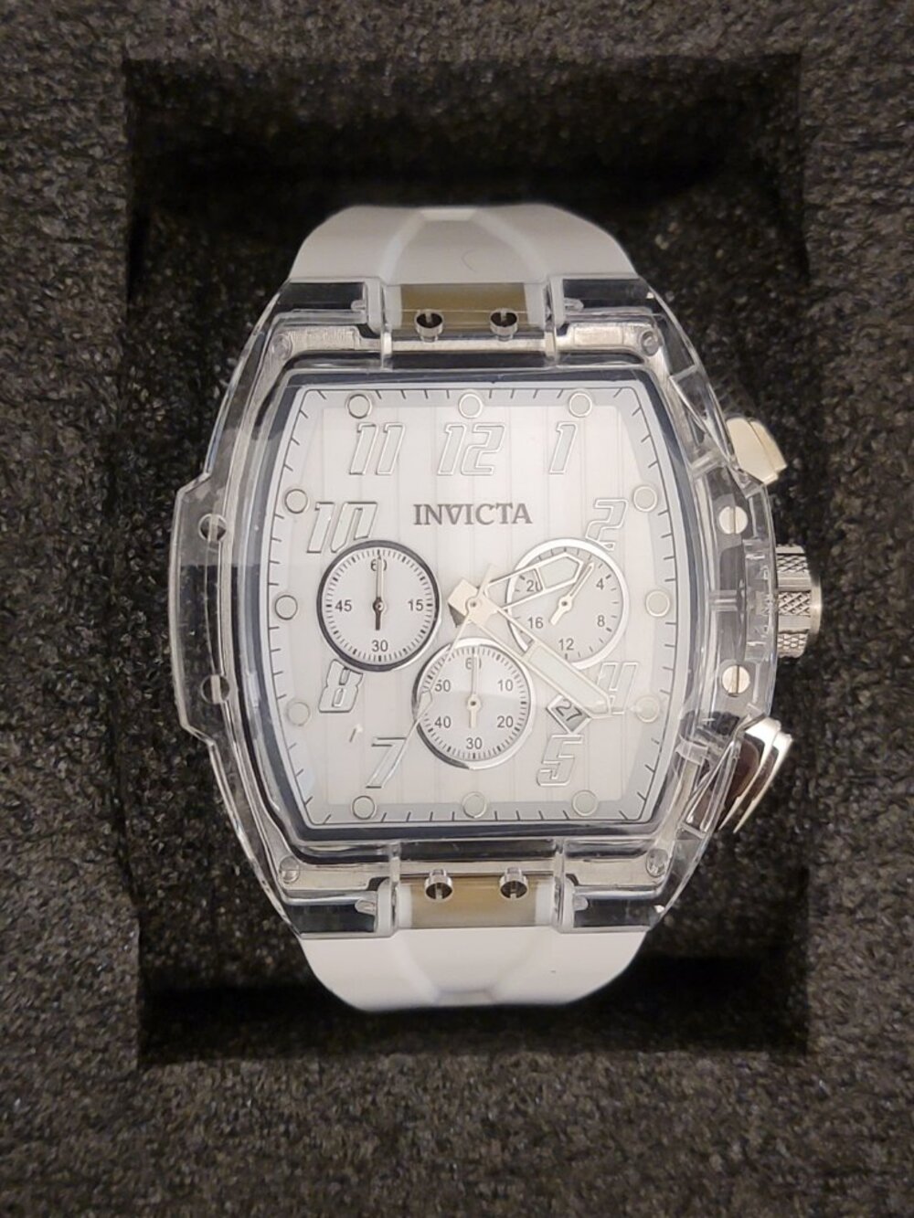 Invicta S1 Rally Kinesia Anatomic Men's Watch - 47mm, White